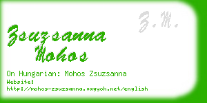 zsuzsanna mohos business card